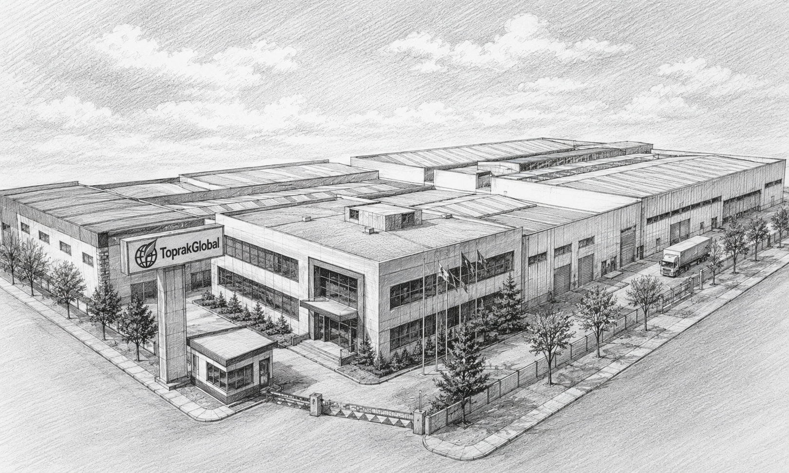 ToprakGlobal 80.000 m2 Fabrika Üretim Tesisleri